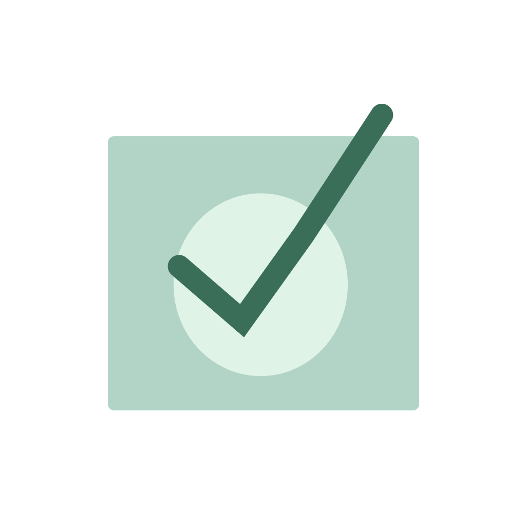 An illustration of a ticked to-do list.